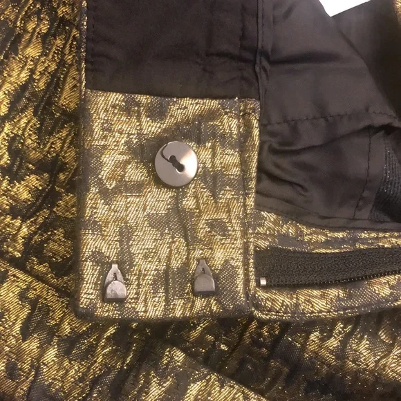 Golden Dress Shorts by Express - Picture 8 of 17